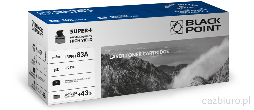 Toner Black Point HP cf283a - l Black Pointph83a | biuroweokazje.pl | Zamów z gwarancją!