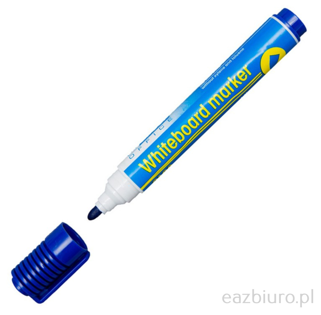 Marker suchościeralny eko 3160 niebieski okrągły | biuroweokazje.pl | Kup z rabatem!