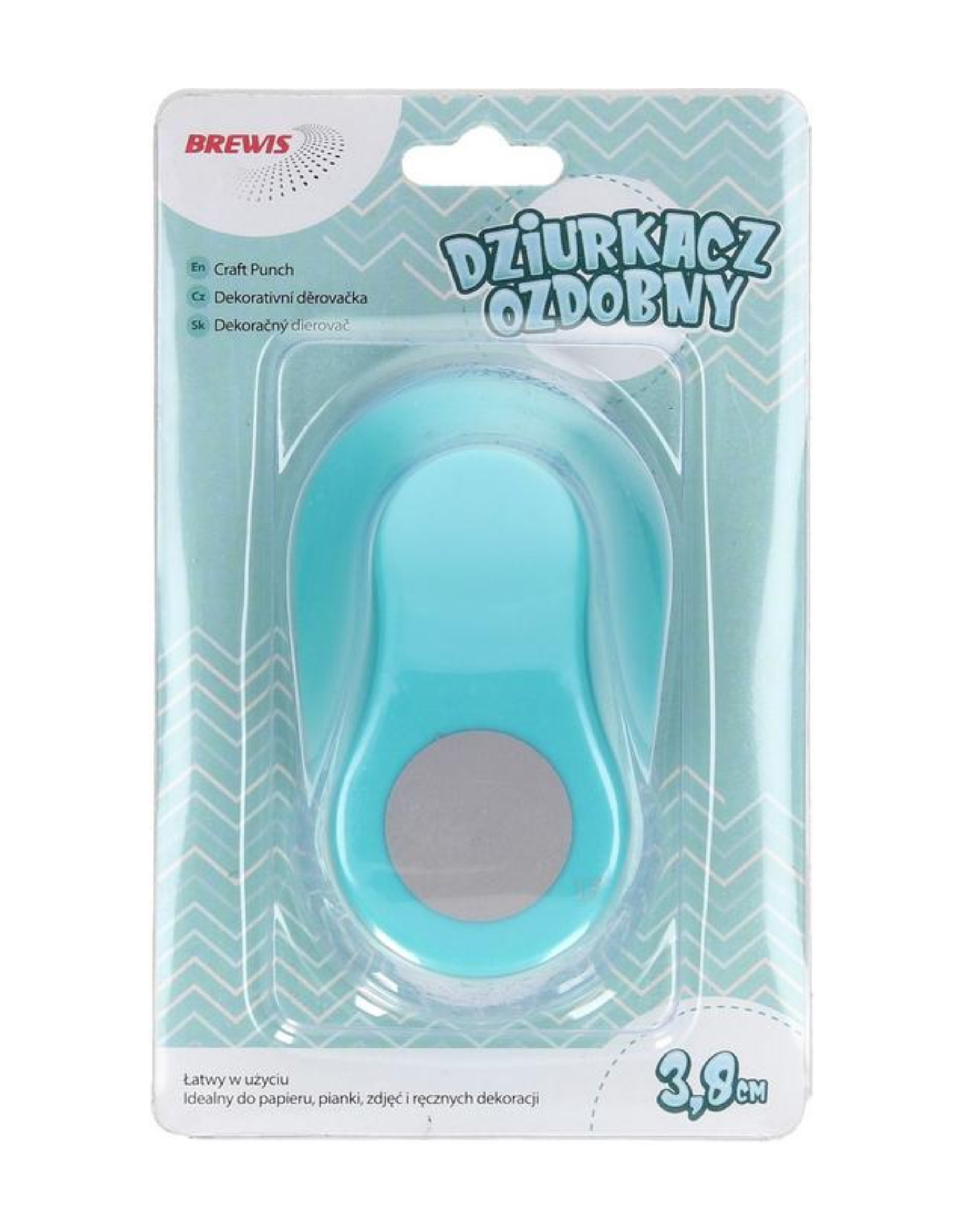 Dziurkacz ozdobny 3,8 cm koło do biura | biuroweokazje.pl | Wybierz najlepsze!