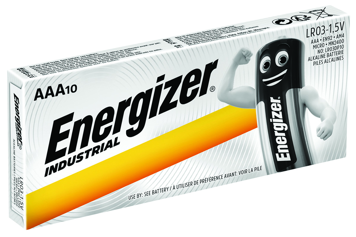 Bateria Energizer industrial, aaa, lr03, 1,5v, zestaw 10 sztuk | biuroweokazje.pl | Kup bez wahania!