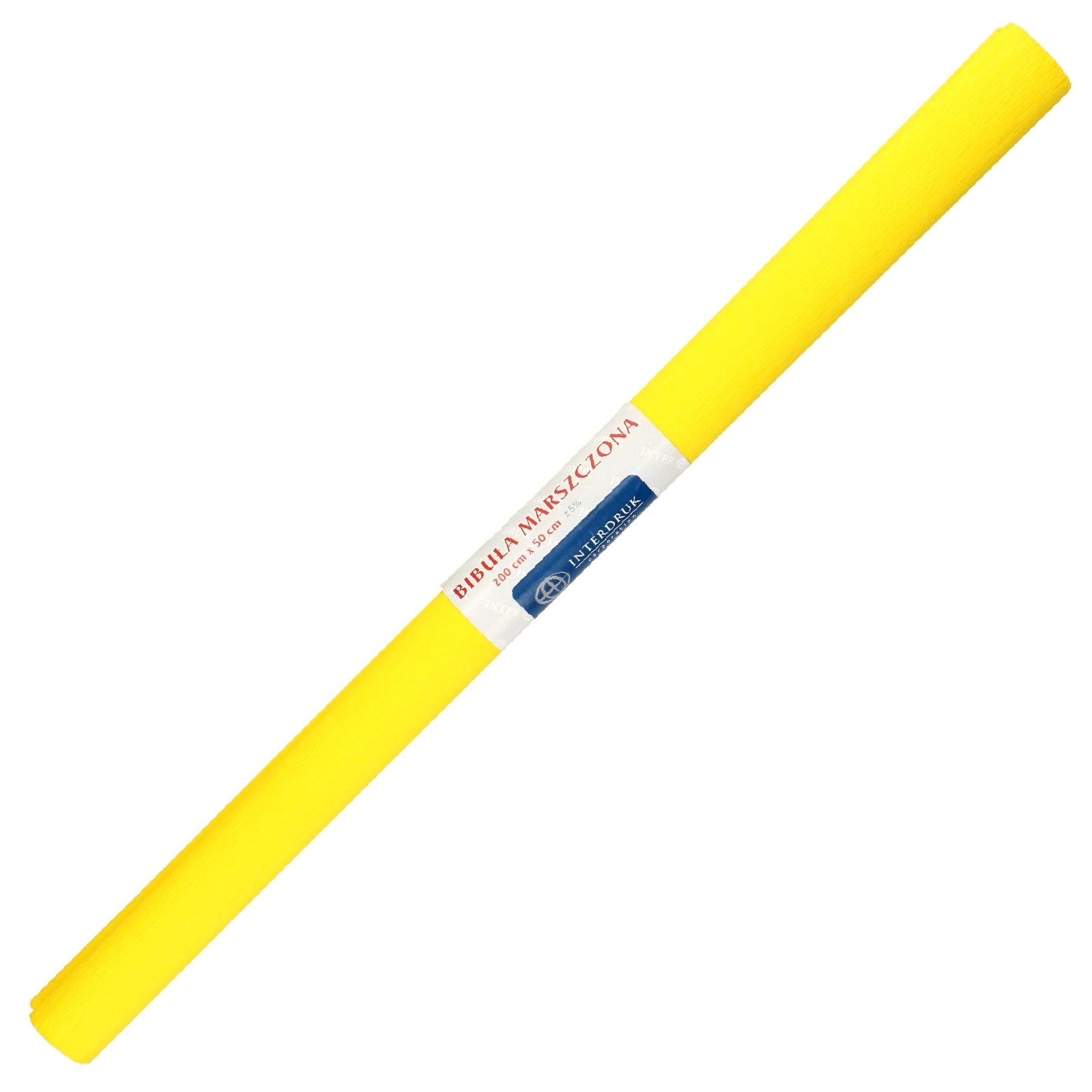 Bibuła marszczona żółta 