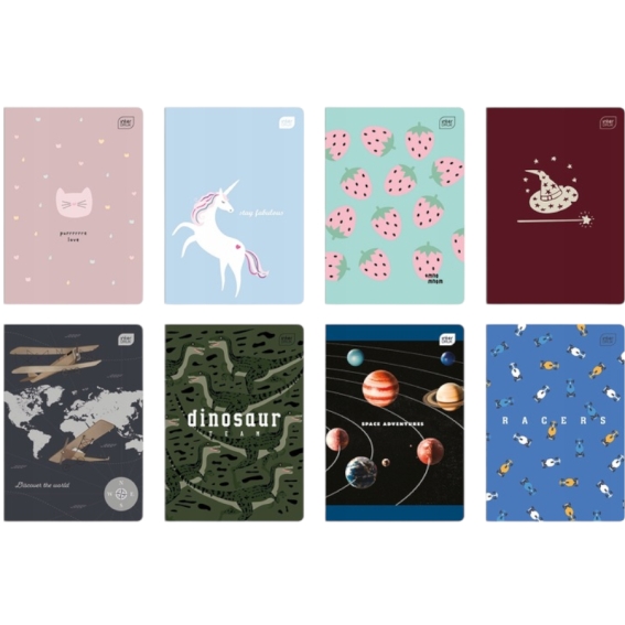 Zeszyt A5 16k linia podwójna kolorowa interdruk | biuroweokazje.pl | Sprawdź ofertę