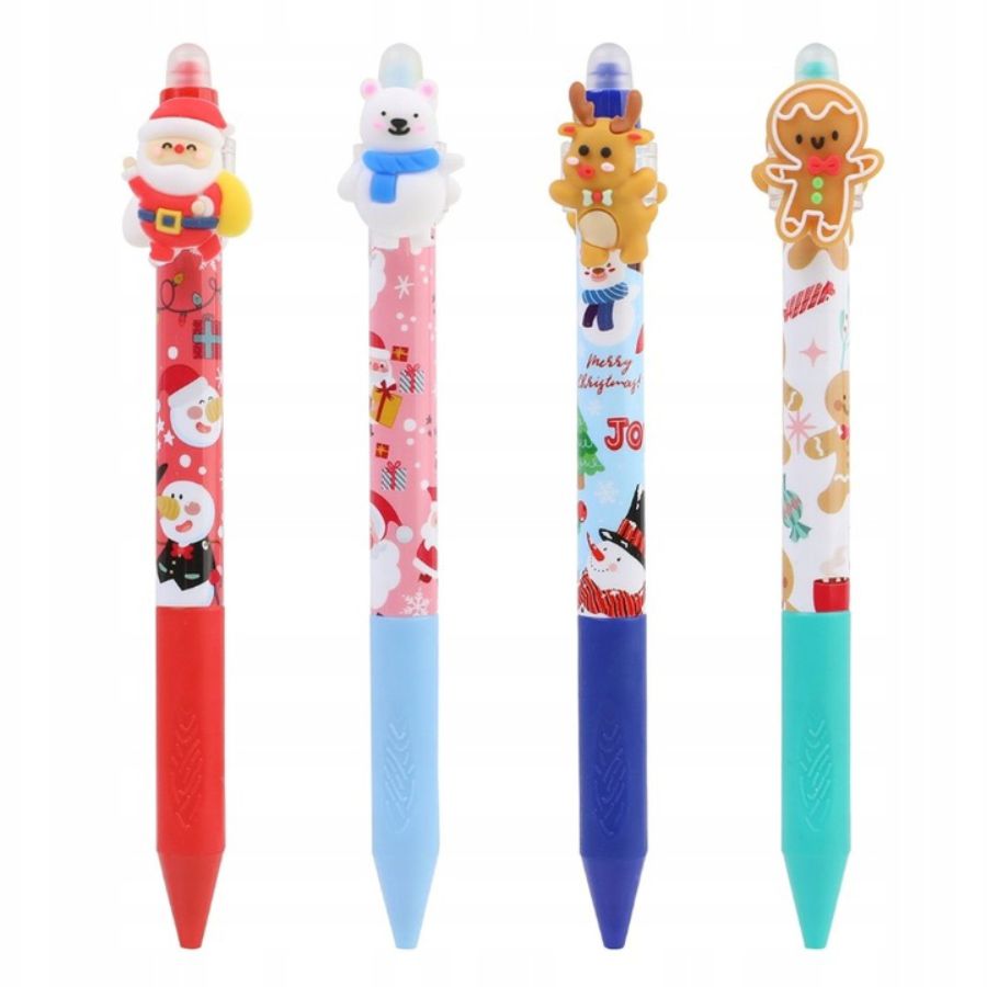 Długopis wymazywalny święta Xmas automatyczny niebieski 0,5 | biuroweokazje.pl | Kup od razu!