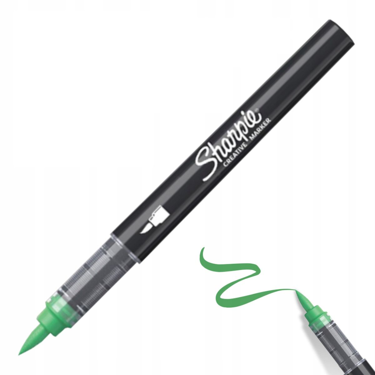 Sharpie kreatywny marker akrylowy brushpen emerald green (jasnozielony) | biuroweokazje.pl | Wybierz mądrze!