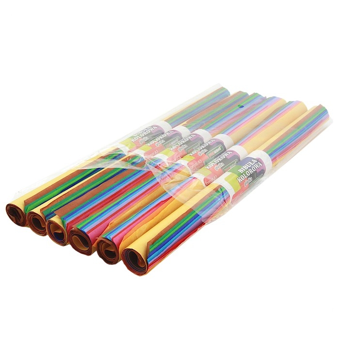 Bibuła kolorowa gładka A3 komplet 10 kol. 6 rolek | biuroweokazje.pl | Zrób krok do lepszego wyboru