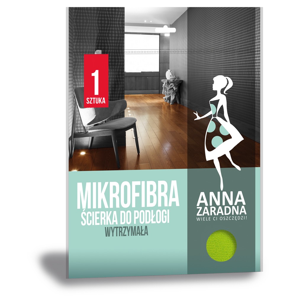 Ściereczka do podłogi z mikrofibry Anna Zaradna | biuroweokazje.pl | Weź zanim zniknie!