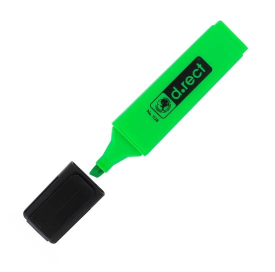 Zakreślacz 1128 zielony D Rect | biuroweokazje.pl | Zamów już dziś!