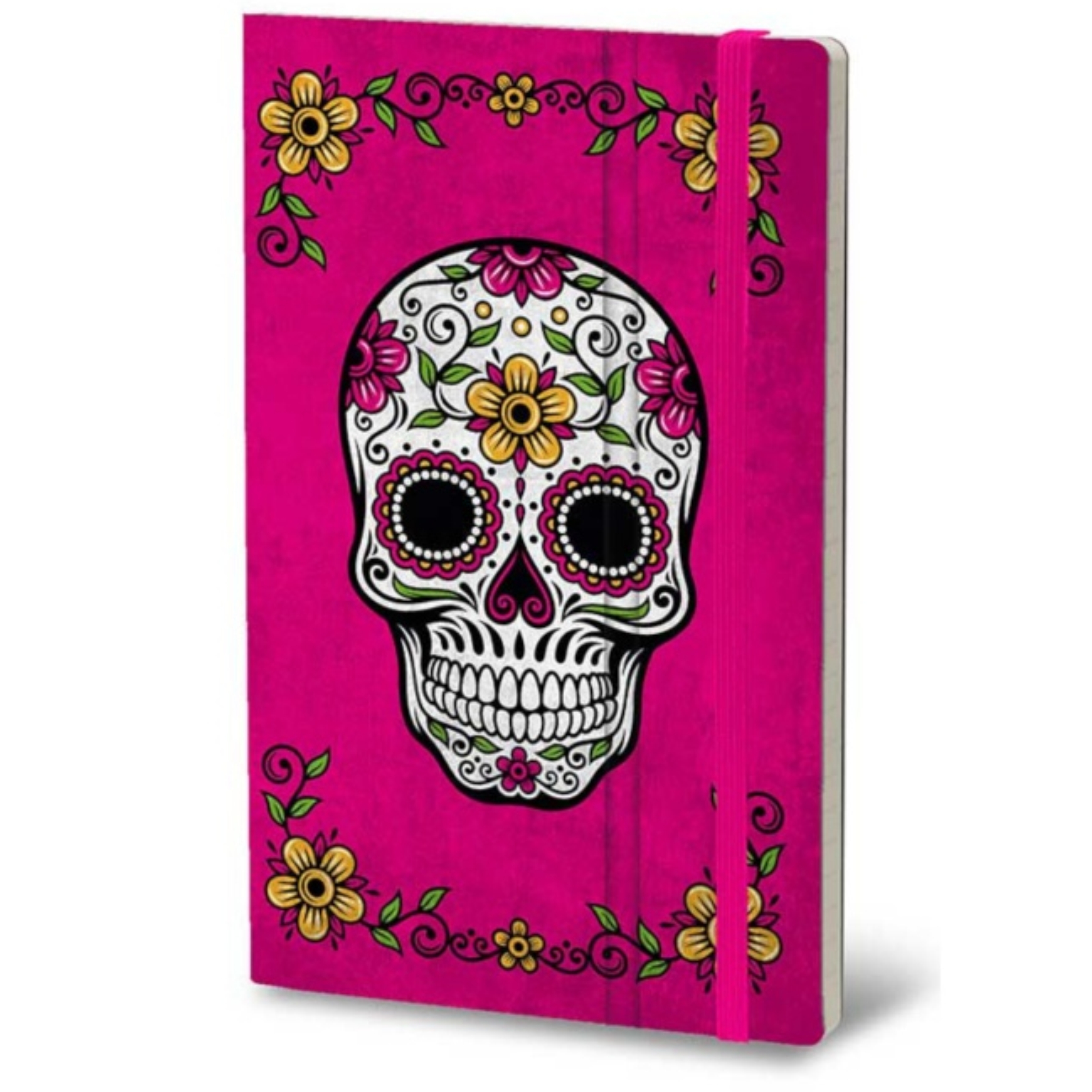 Notatnik 13 x 21 cm 192 strony calaca fuchsia stifflex | biuroweokazje.pl | Odbierz szybko!