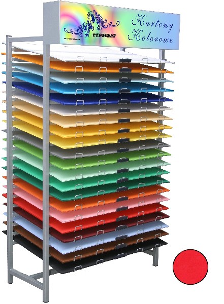 Karton 230 g 50x70 czerwony Typograf | biuroweokazje.pl | Kup od razu!