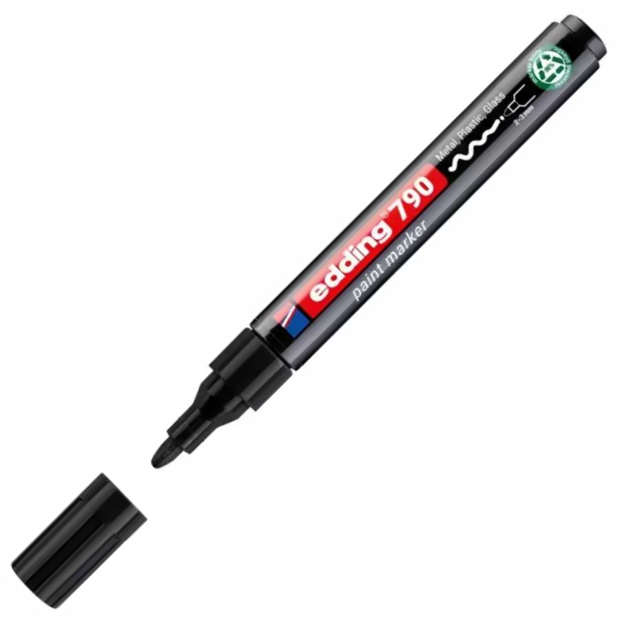Marker olejowy E-790 Edding czarny | biuroweokazje.pl | Weź okazję!