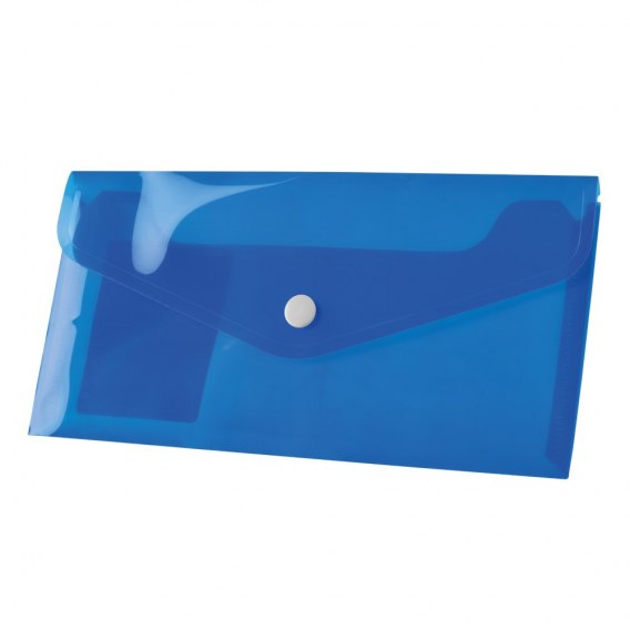 Koperta pp na zatrzask DL niebieska Tetis | biuroweokazje.pl | Weź okazję!