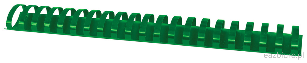 Grzbiety do bindowania Office Products, A4, 38 mm (350 kartek), zestaw 50 sztuk, zielone | biuroweokazje.pl | Kup bez wahania!