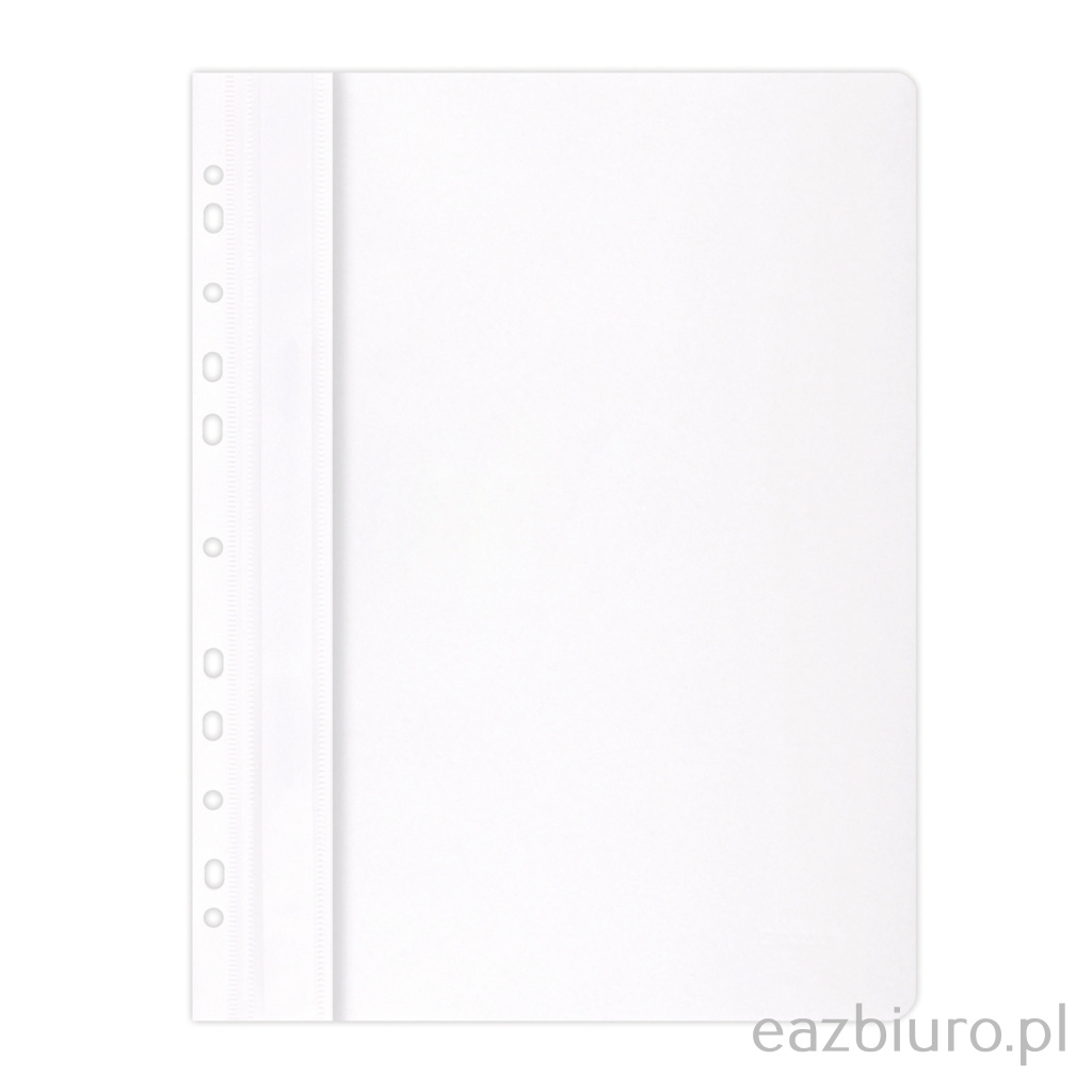 Skoroszyt Office Products, pp, A4, miękki, 100 170mikr., wpinany, biały | biuroweokazje.pl | Działaj śmiało!