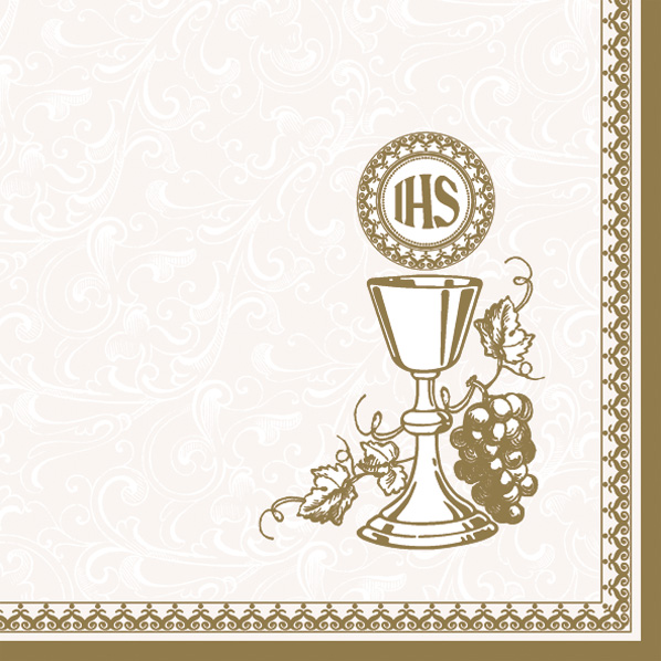 Serwetki Papierowe First Holy Communion 33 x 33 cm Maki Lunch napkins | biuroweokazje.pl | Kup bez wahania!