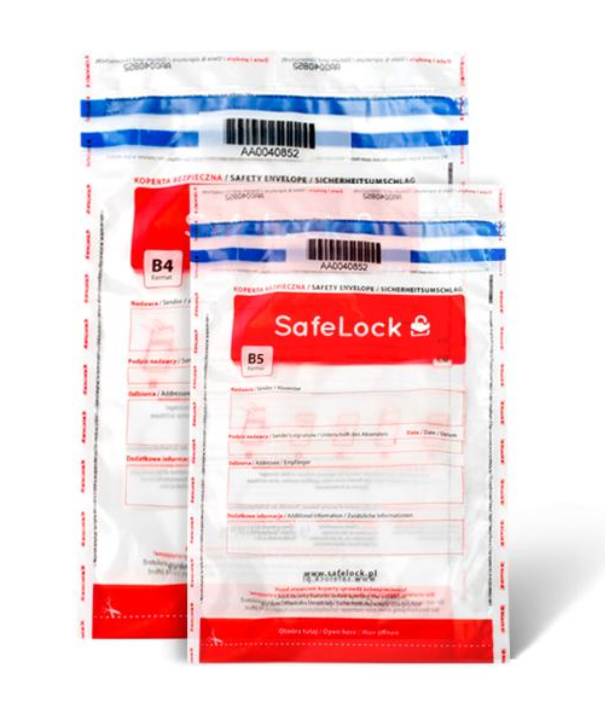 Koperta bezpieczna 190 x 260 B5 przezroczysta | biuroweokazje.pl | Kup sprytnie!