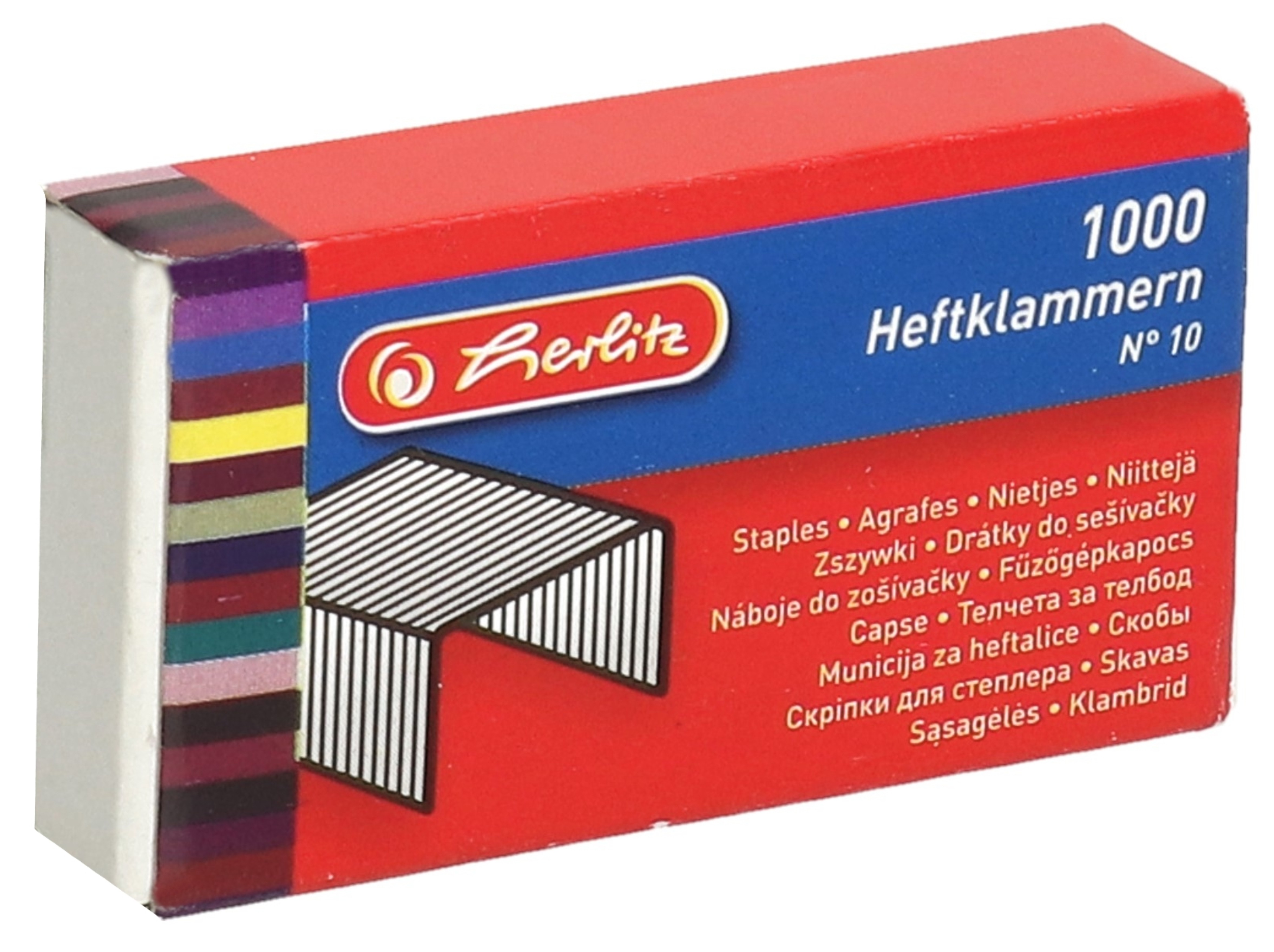 Zszywki 10 mini Herlitz zestaw 1000 sztuk | biuroweokazje.pl | Kup teraz!