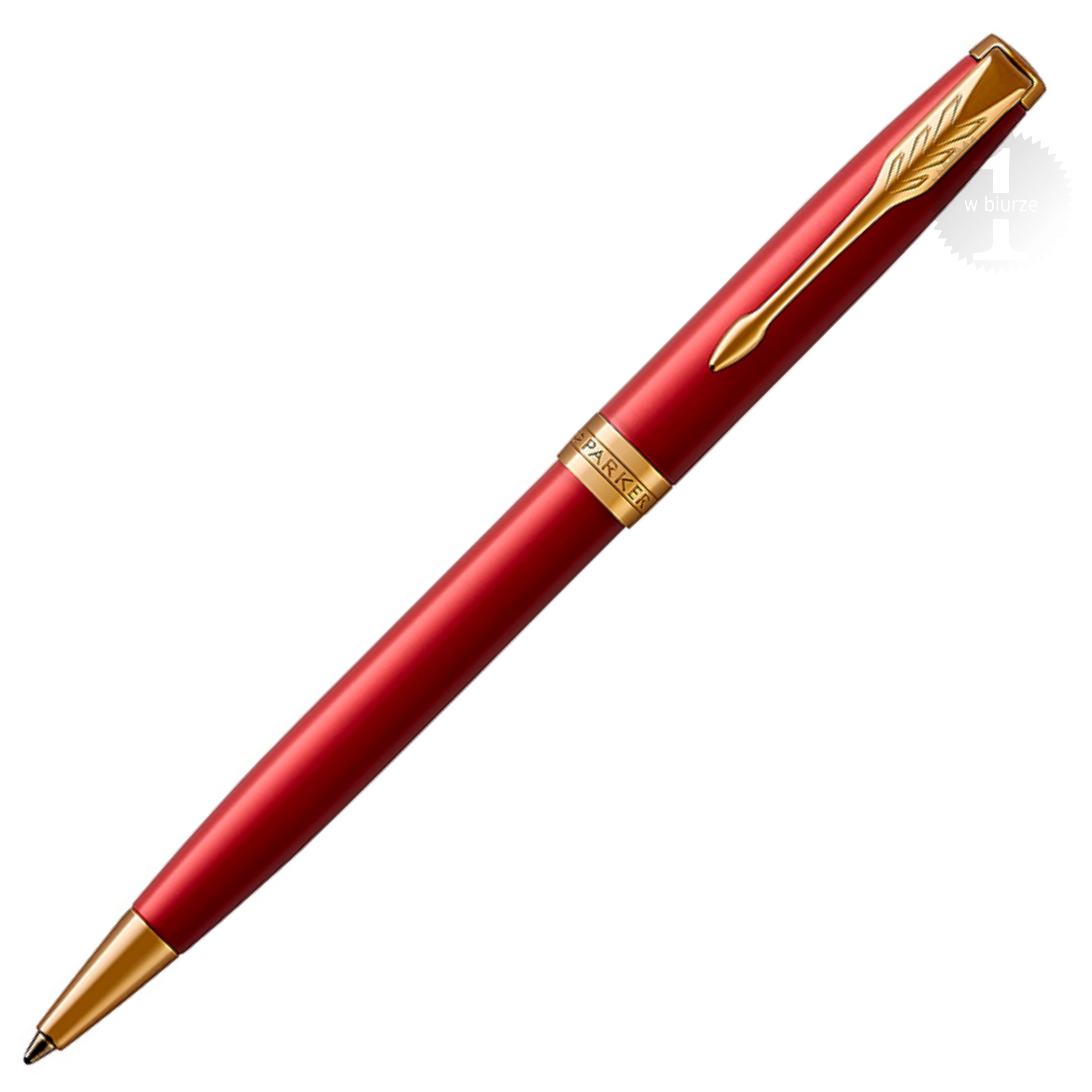 Długopis Parker Sonnet Red Lacquer GT | biuroweokazje.pl | Zamów już dziś!