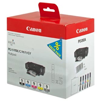 Canon oryginalny ink / tusz pgi9, pbk/c/m/y/gy, | biuroweokazje.pl | Przekonaj się sam