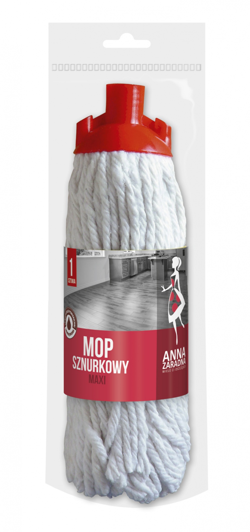 Mop Anna Zaradna sznurkowy maxi | biuroweokazje.pl | Kup już teraz!