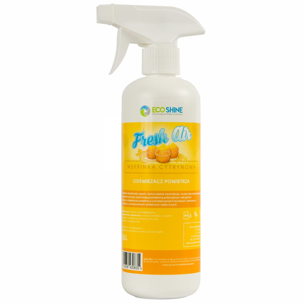 Eco Shine fresh air odświeżacz powietrza 0,5 l - soczyste cytrusy | biuroweokazje.pl | Zyskaj więcej!