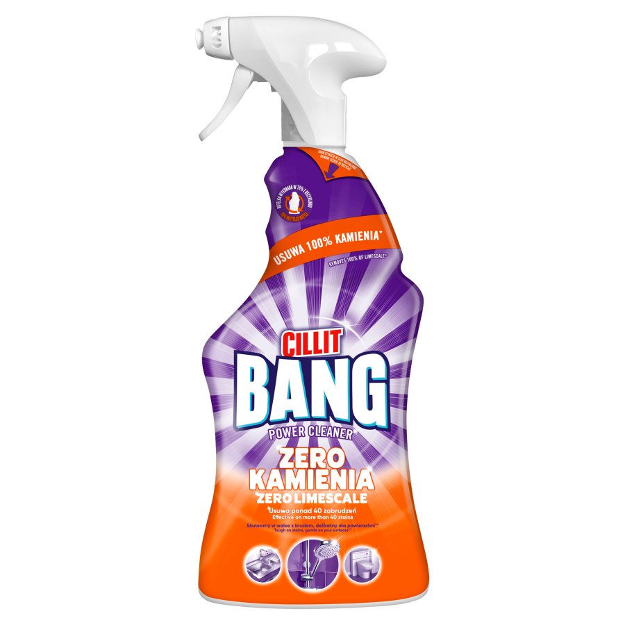 Spray uniwersalny cillit bang, kamień i brud, 750 ml | biuroweokazje.pl | Kup od razu!