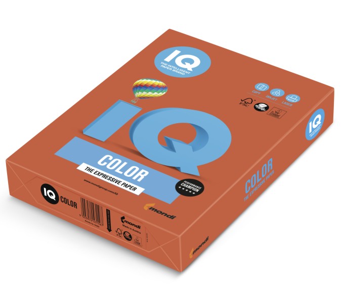 Papier ksero iq color A4 ceglasty zr09 | biuroweokazje.pl | Kup od razu!