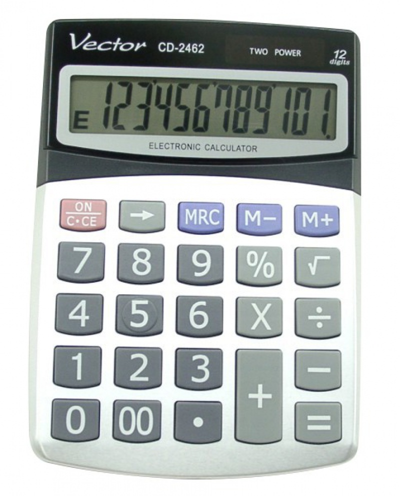 Kalkulator Vector cd2462 do biura | biuroweokazje.pl | Weź okazję!