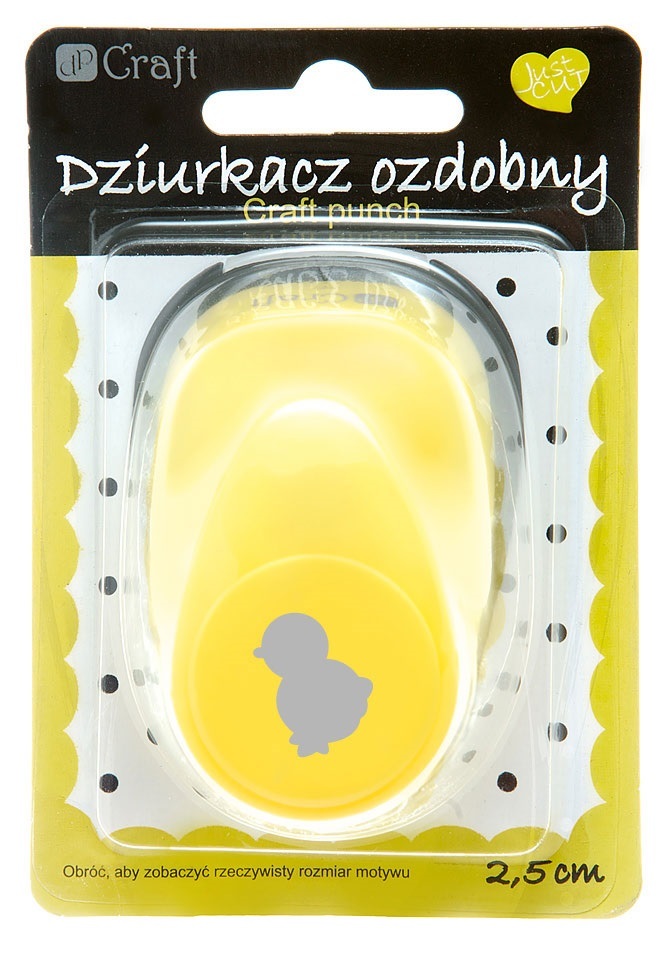 Dziurkacz ozdobny 2,5 cm kurczak | biuroweokazje.pl | Kup wygodnie!