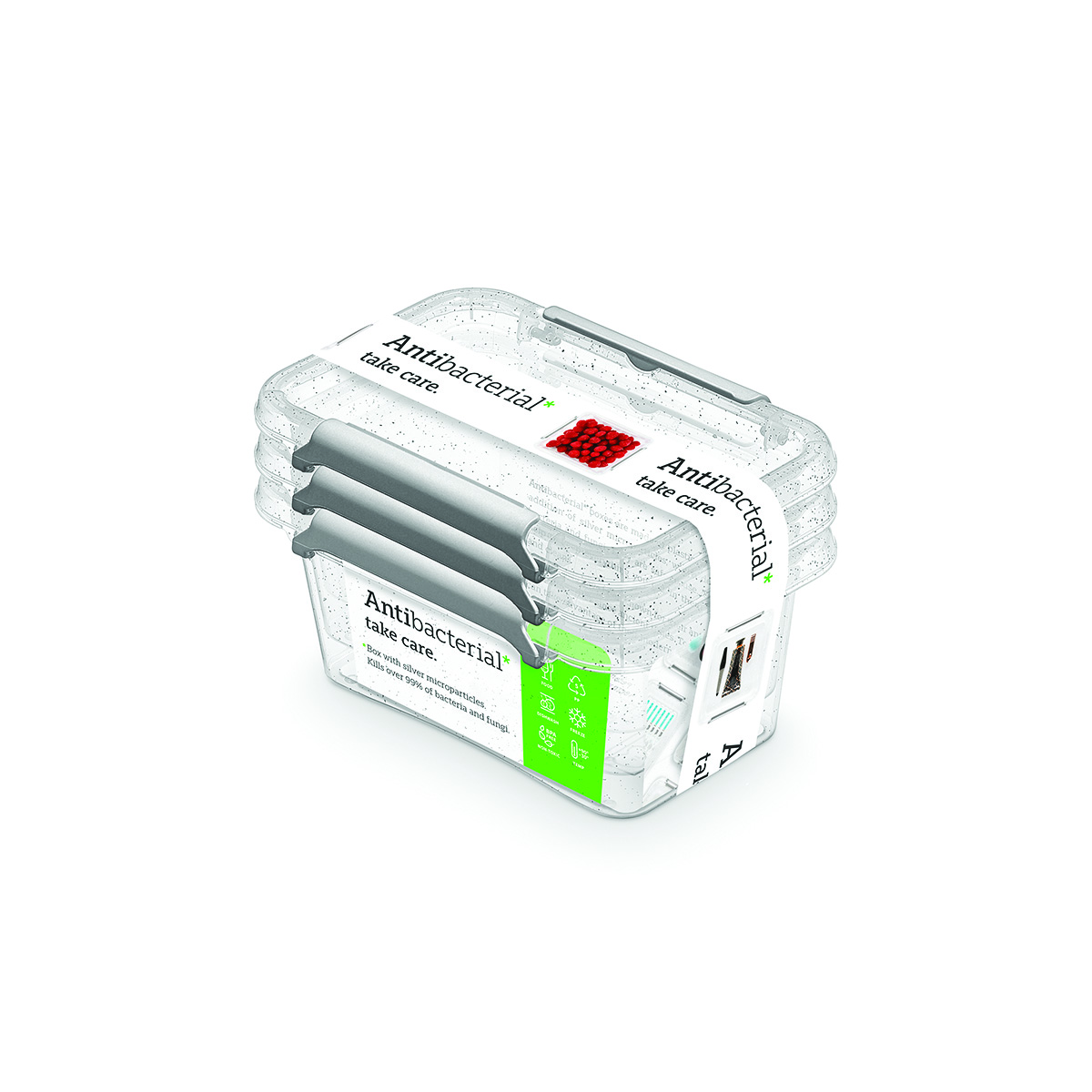 Pojemnik na żywność na Nobox 500 ml zestaw 3 sztuk | biuroweokazje.pl | Działaj śmiało!