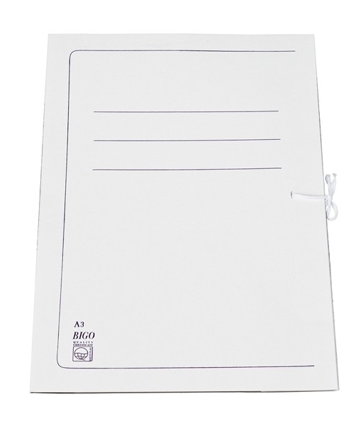 Teczka wiązana A3 biała Bigo do biura | biuroweokazje.pl | Zamów korzystnie!