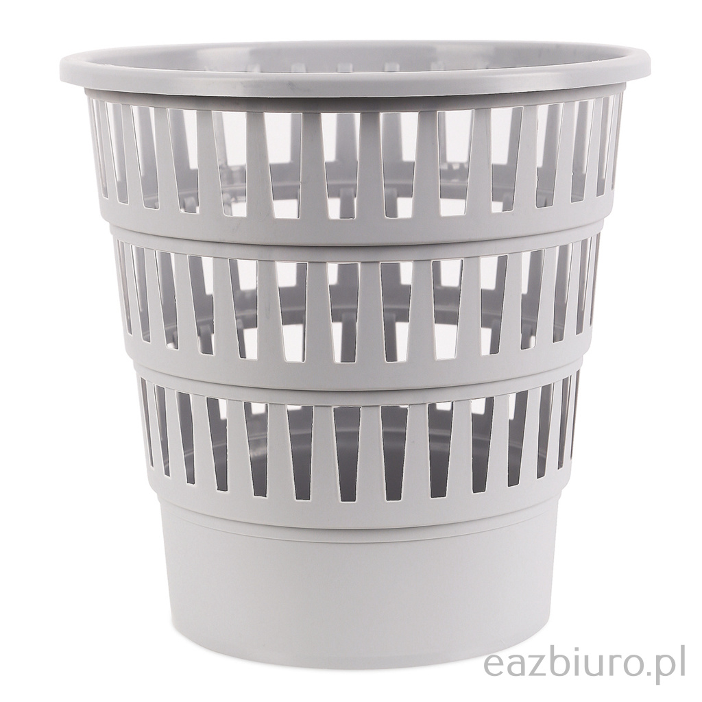 Kosz na śmieci Office Products, ażurowy, 16l, sz | biuroweokazje.pl | Chwyć najlepszą cenę