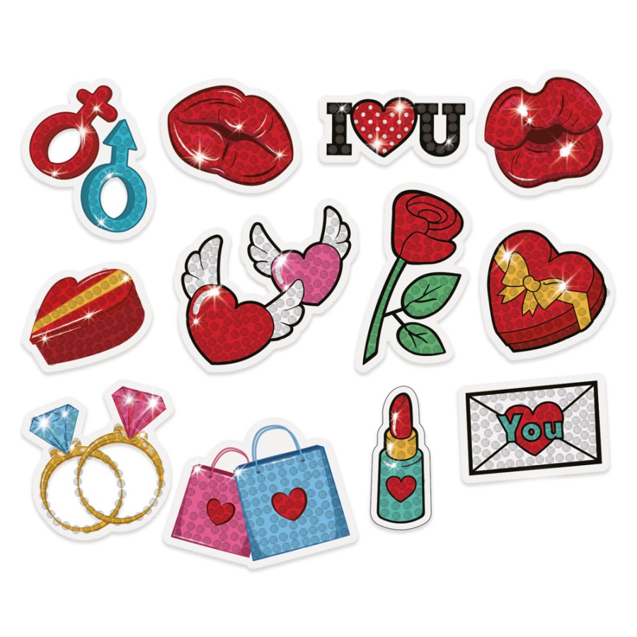 Haft diamentowy mozaika - naklejki love | biuroweokazje.pl | Kup w sekundę!