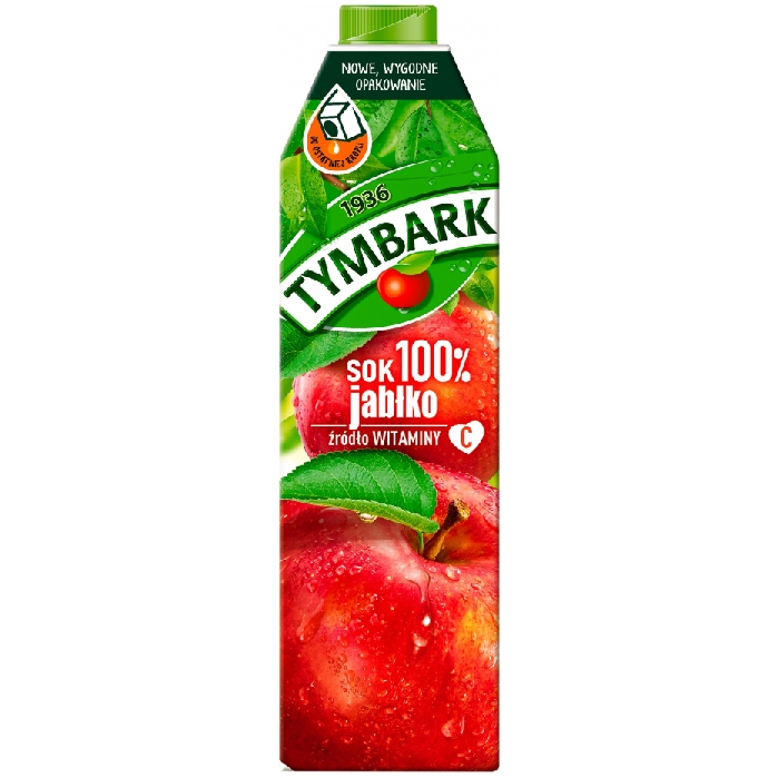 Sok Tymbark jabłkowy 1 l do biura | biuroweokazje.pl | Działaj śmiało!