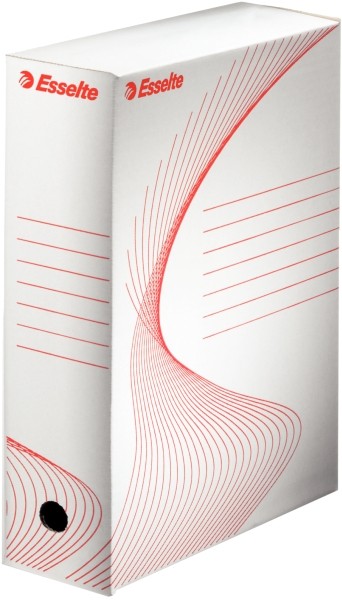 Pudełka archiwizacyjne boxy 100 mm, pojemność 1000 kartek, biały - pojemnik do | biuroweokazje.pl | Nie czekaj!