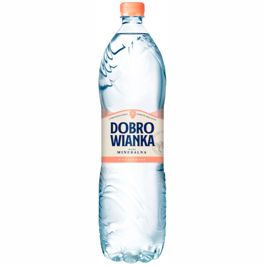 Woda min. Dobrowianka 1,5l niegaz. kaucja | biuroweokazje.pl | Zamów w kilka sekund