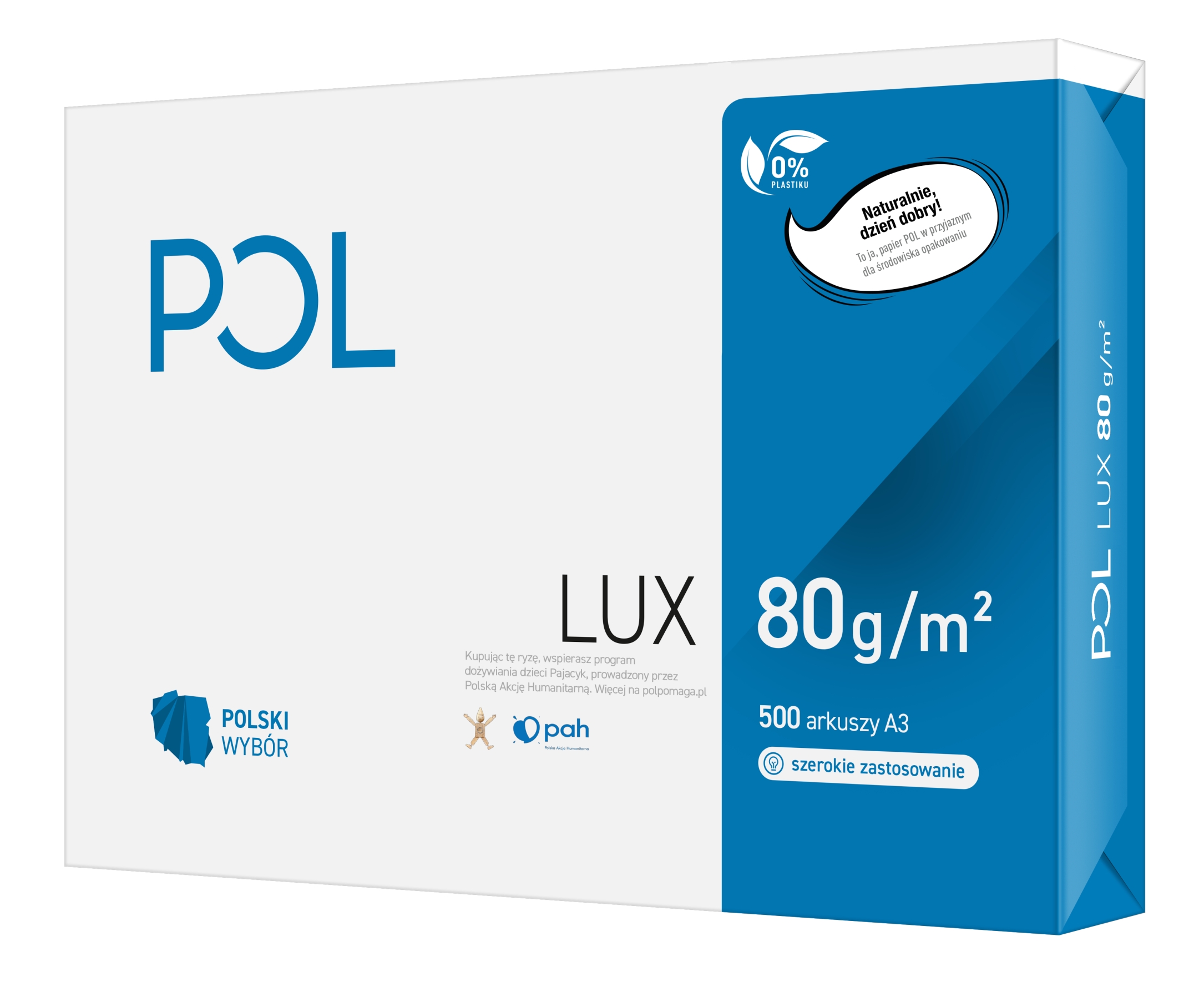 Papier ksero pollux A3 80 g/m2 zestaw 500 arkuszy | biuroweokazje.pl | Weź najlepsze!