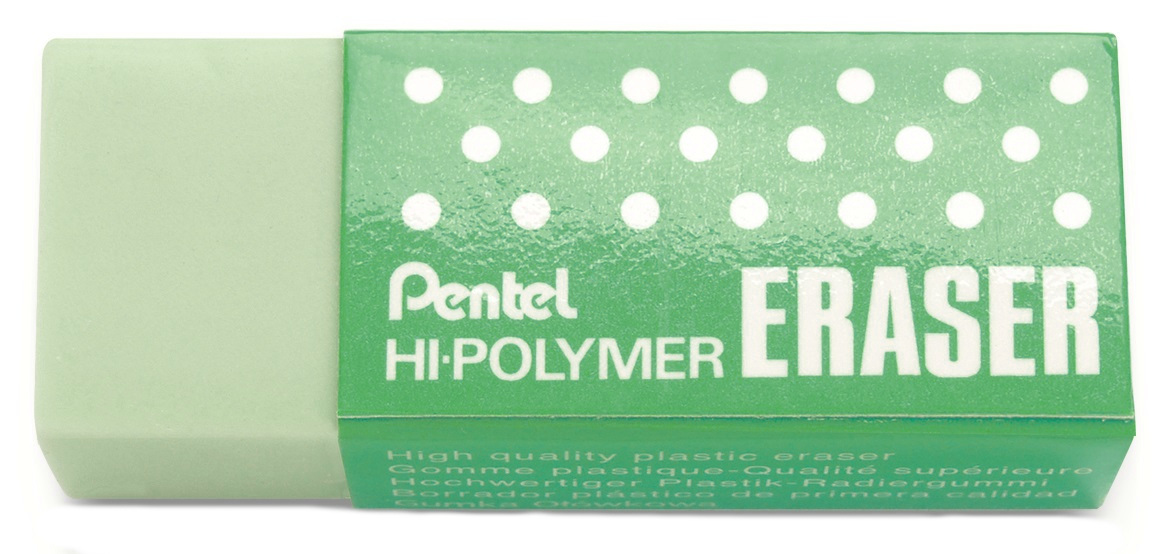 Gumka ołówkowa Pentel hiolymer zeh05 cm seledynowa | biuroweokazje.pl | Nie przegap!