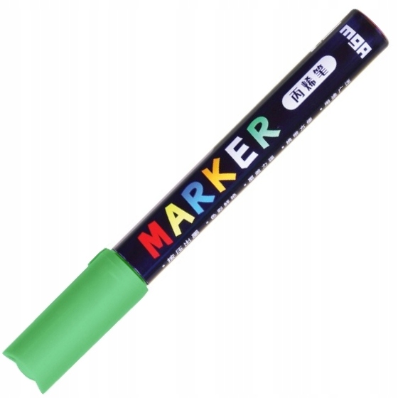 Marker akrylowy mg 1-2 mm zielony | biuroweokazje.pl | Kup z dostawą!