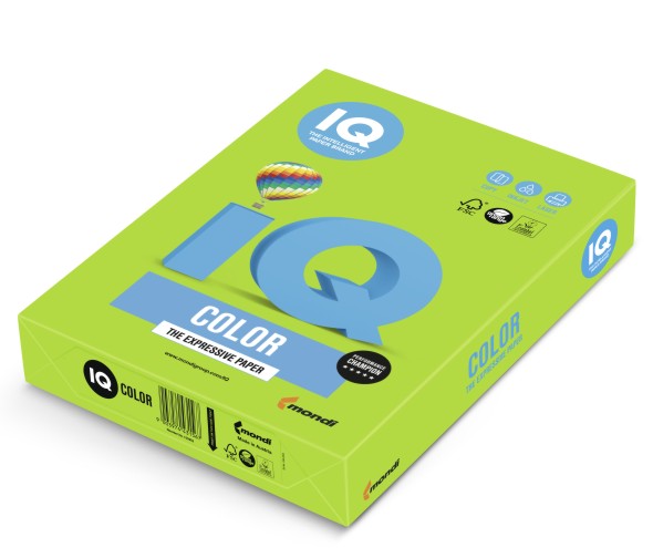 Papier ksero iq color A4 160 g zielony m A42 | biuroweokazje.pl | Sprawdź cenę!