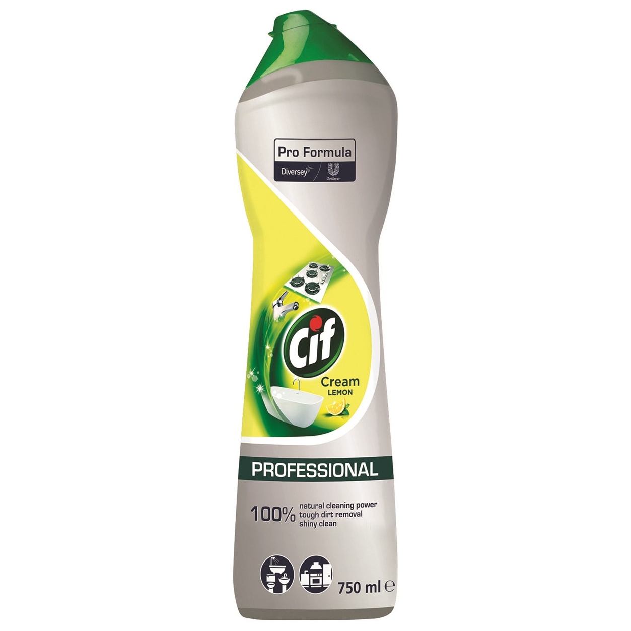 Mleczko do czyszczenia Cif diversey cytryna, 750 ml | biuroweokazje.pl | Kup wygodnie!