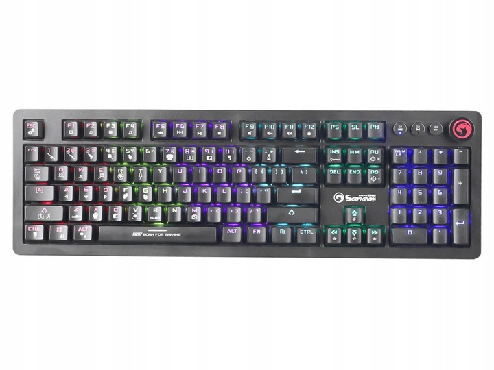 Klawiatura mec Haniczna Marvo kg917, przewodowa (usb), podświetlana | biuroweokazje.pl | Sprawdź cenę!