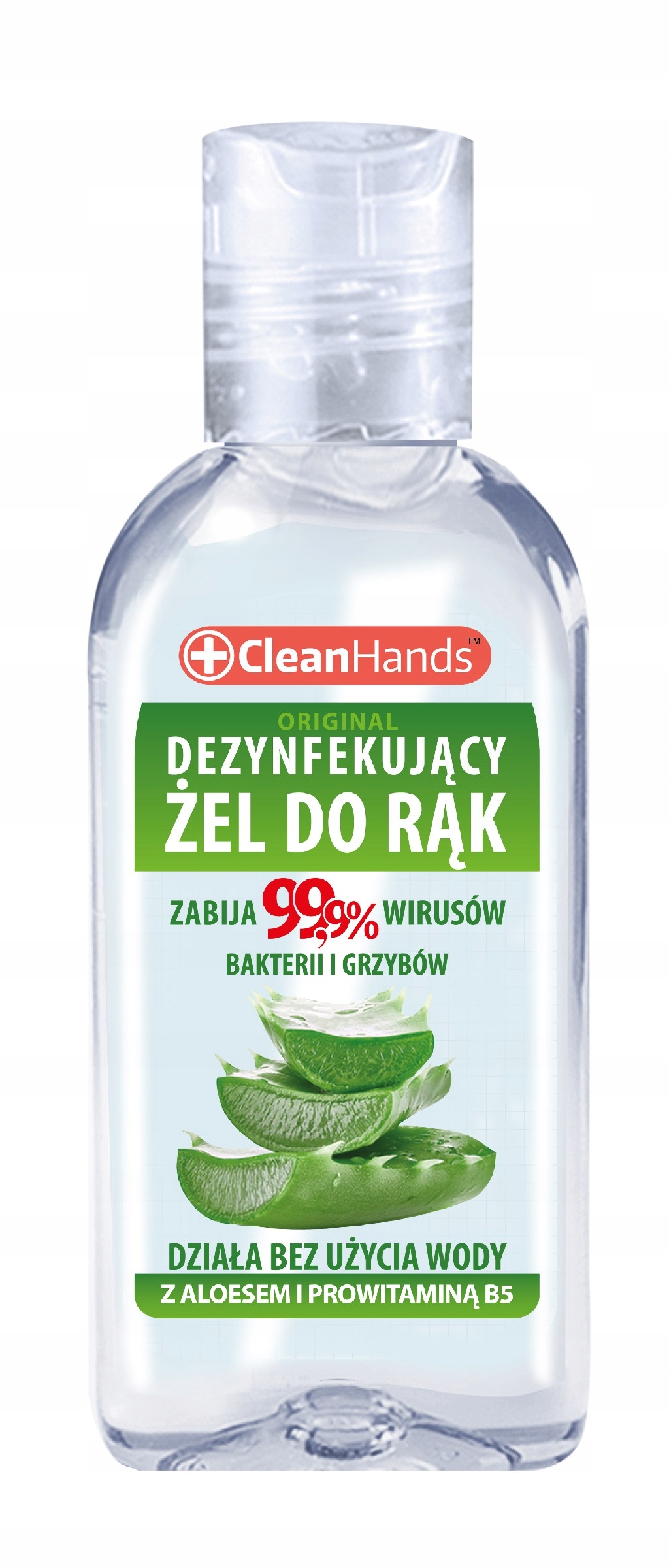 Antybakteryjny żel do rąk Clean Hands z aloesem | biuroweokazje.pl | Skorzystaj z wyjątkowej oferty