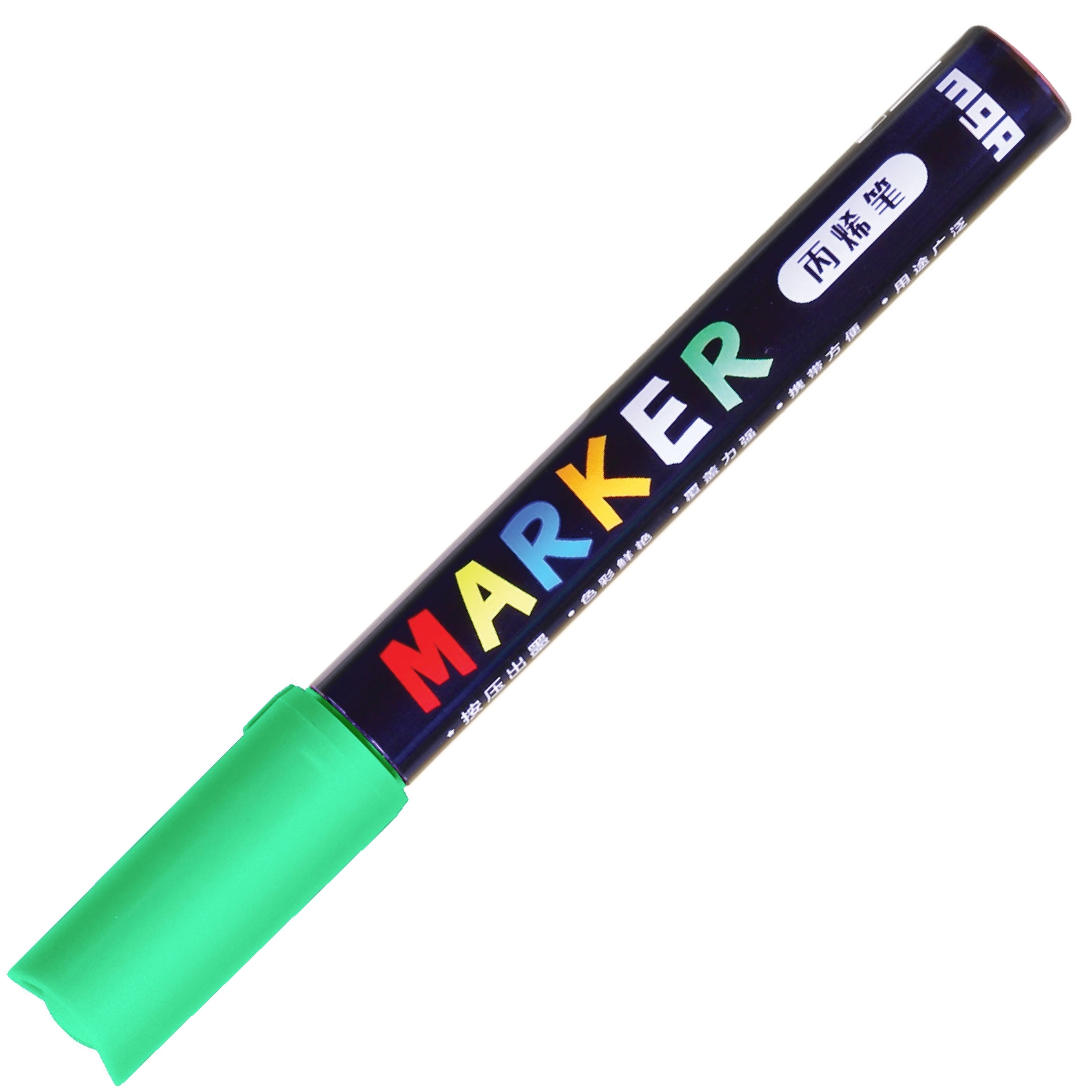 Marker akrylowy mg 1-2 mm zielony neon | biuroweokazje.pl | Kup wyjątkowo!
