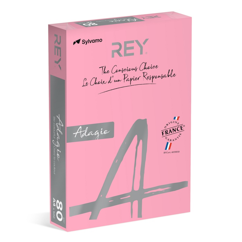 Papier ksero rey adagio, A4, 80gsm, 05 różowy vi | biuroweokazje.pl | Zamów swój egzemplarz