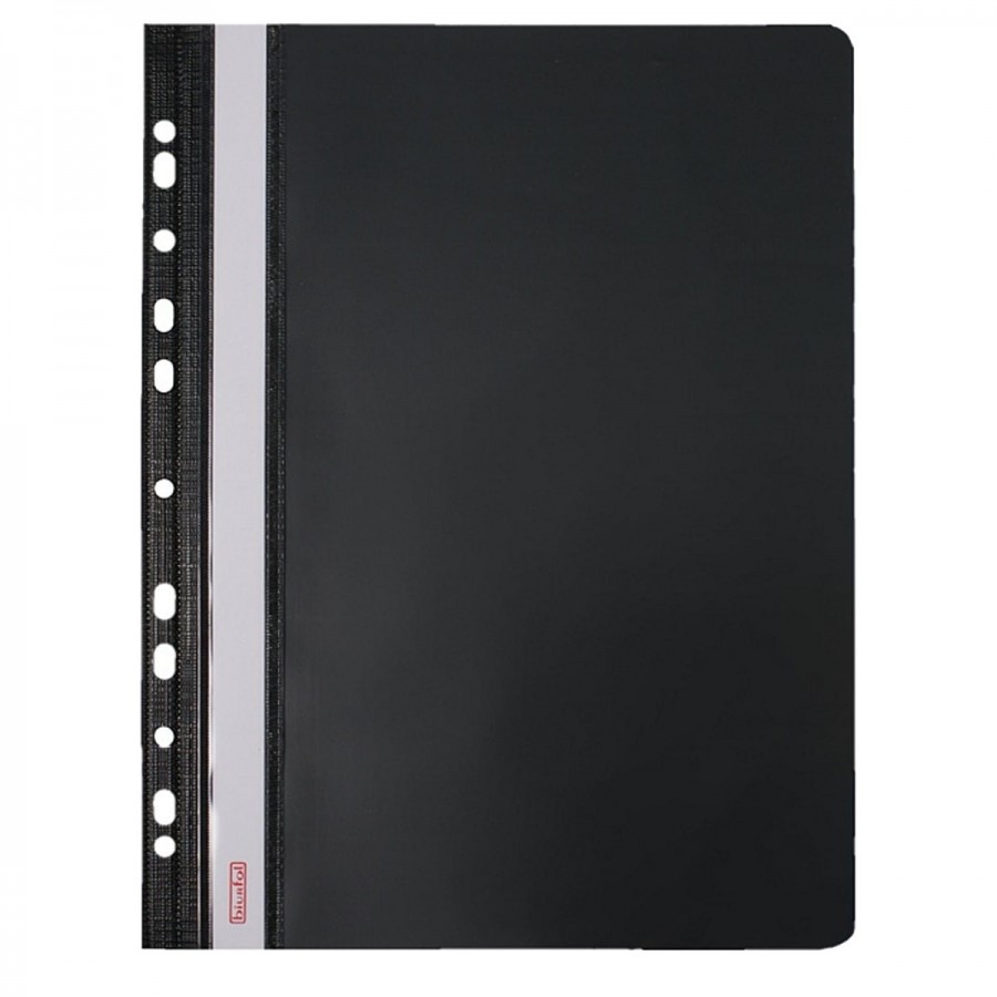 Skoroszyt Plastikowy oczkowy miękki czarny | biuroweokazje.pl | Zyskaj więcej!