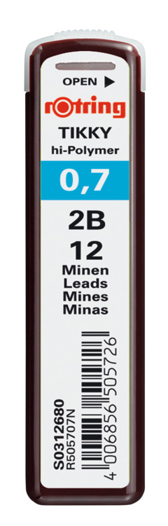 Grafity Rotring Tikky 0,7 2B do biura | biuroweokazje.pl | Kup już teraz!