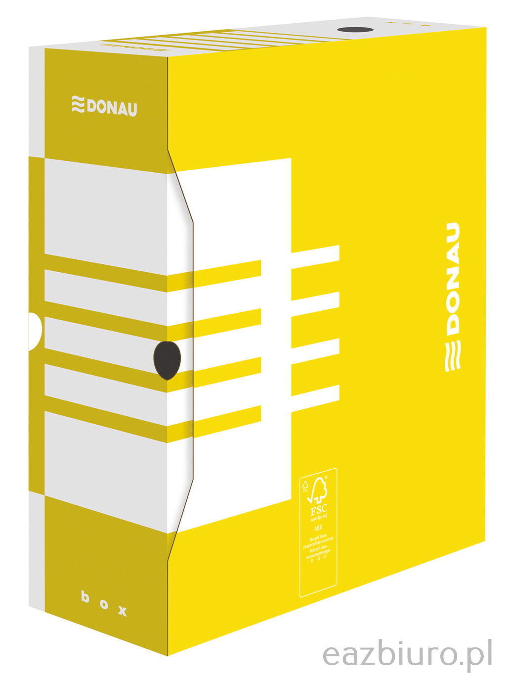 Pojemnik do archwizacji Donau żółty 12 cm | biuroweokazje.pl | Zamów błyskawicznie!