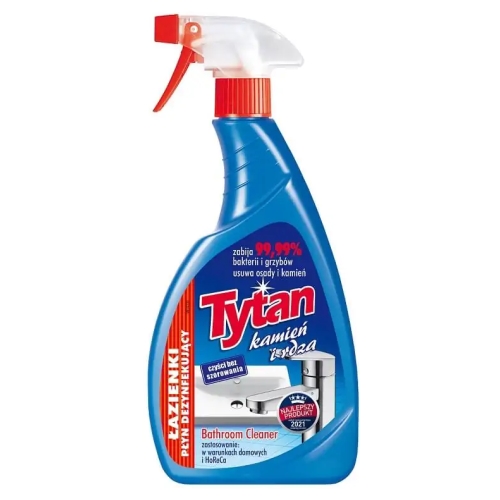 Płyn do mycia łazienki tytan, spray, 500 ml | biuroweokazje.pl | Skorzystaj dziś!