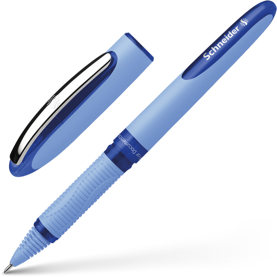 Pióro kulkowe Schneider one hybrid n 0,3 mm niebieski | biuroweokazje.pl | Postaw na jakość!