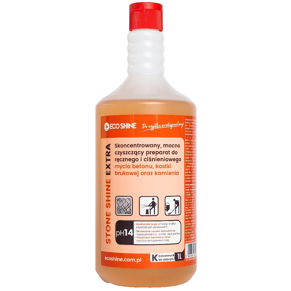 Eco Shine stone shine extra 1 l mocno czyszczący preparat do ręcznego i ciśnieniowego | biuroweokazje.pl | Odbierz szybko!